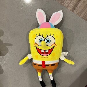 SpongeBob SquarePants Plush Toy with Bunny Ears - Yellow